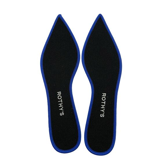 Rothy’s The Point Black Solid Flat Slip On Shoes Size 11 - Picture 8 of 9